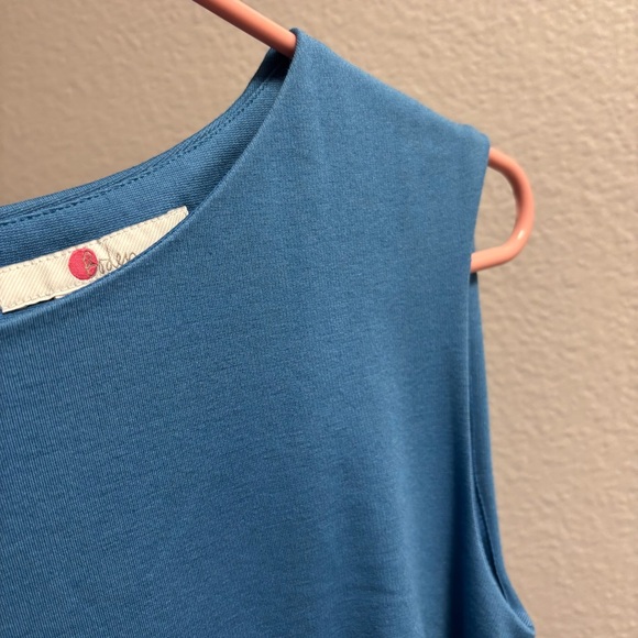 NWT Boden | Jessica Ponte Midi Sheath Tie Waist Dress  Agean Blue | size 4 - Picture 12 of 16